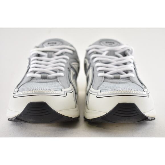 Dior Mens B30 Countdown Grey White Low Top Lace Up Flat Trainer Sneakers 44 11 - Picture 8 of 14